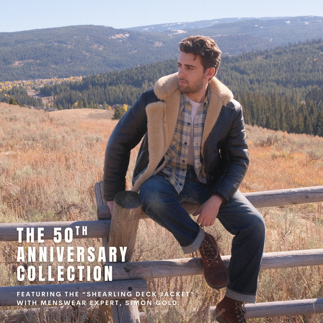 The 50th Anniversary Collection: Featuring the Shearling Deck Jacket The 50th Anniversary Collection: Featuring the Shearling Deck Jacket