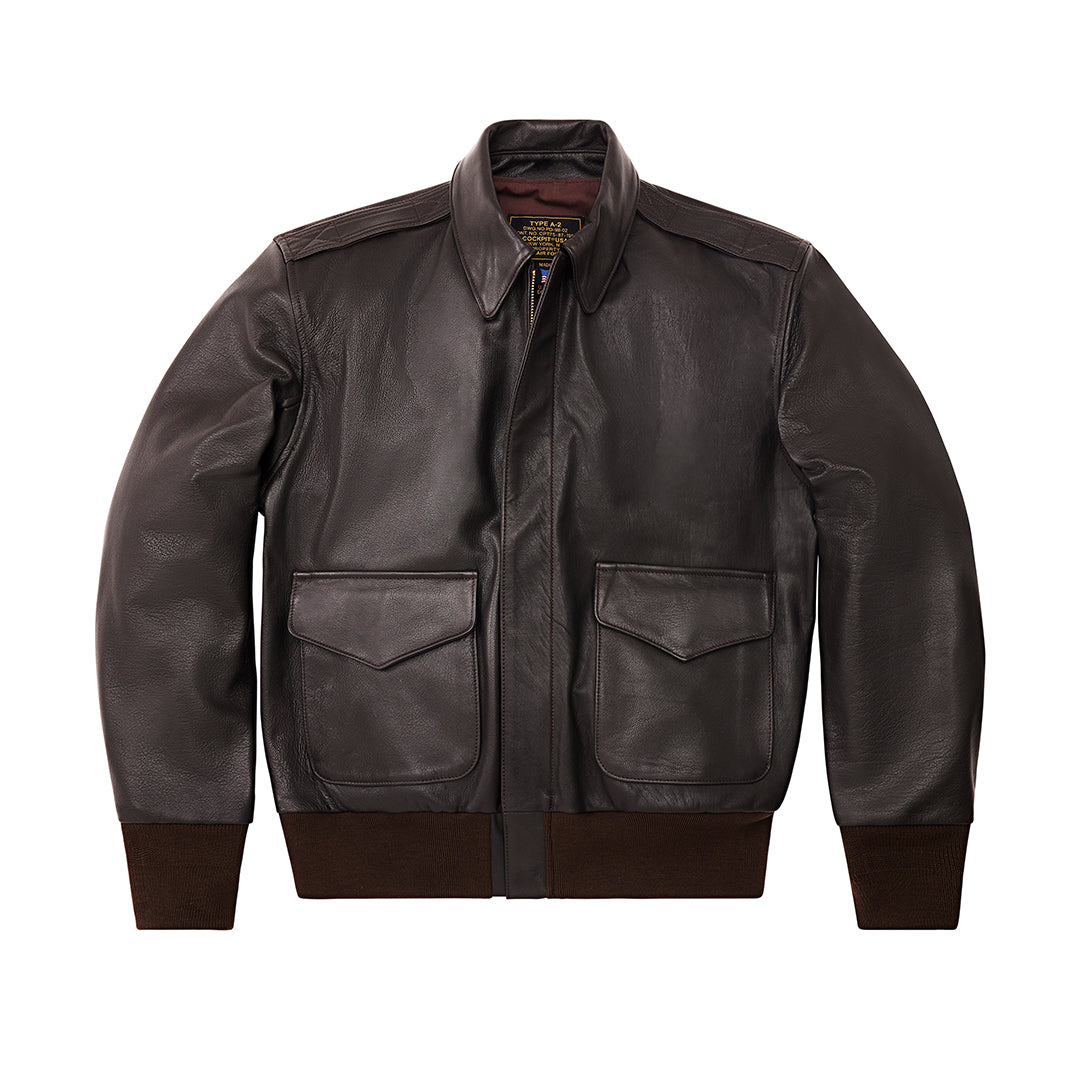 U.S. Air Force A2 Bomber Flight Jacket for Pilots | Cockpit USA