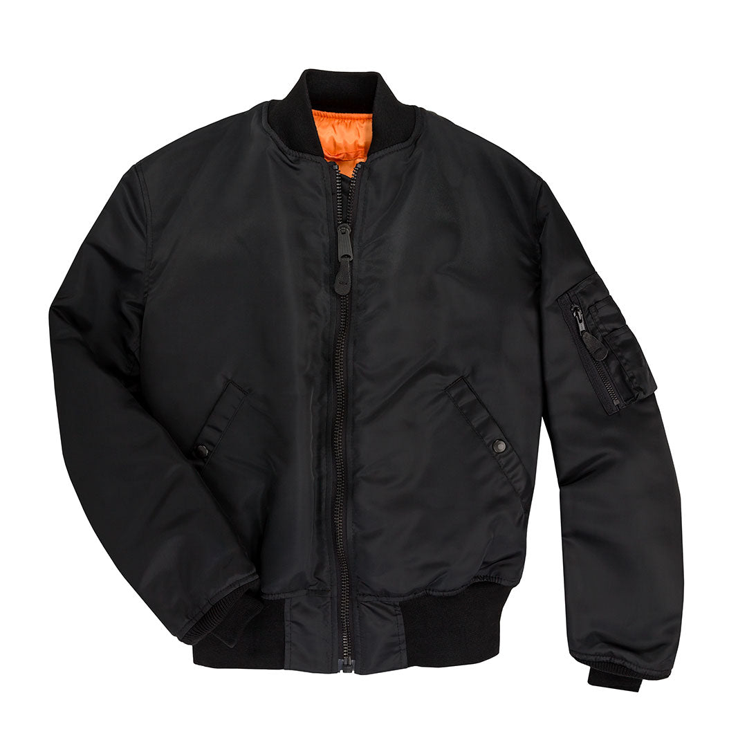 Men's MA-1 Bomber Flight Jacket Made in the USA - Main Image