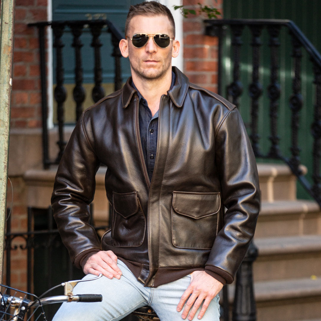 Lambskin Leather Jacket for Sale | Men’s Antique Leather Jacket
