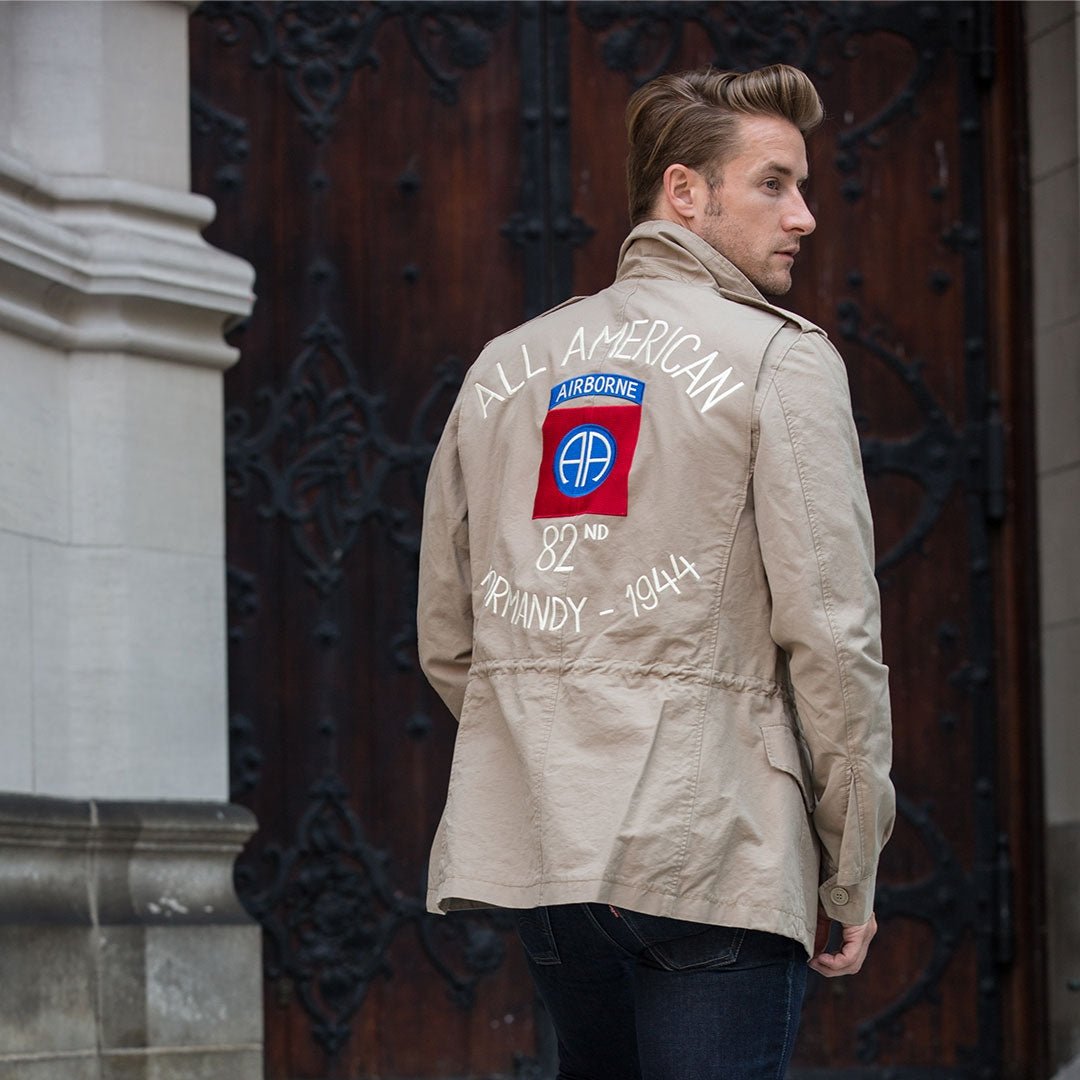 82nd Airborne M-43 Field Jacket - Embroidered | Cockpit USA