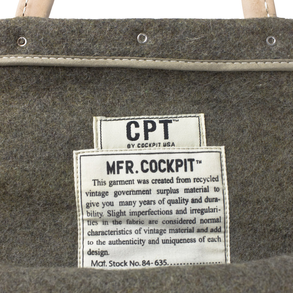 Army Carpenter's Bag Inside Label