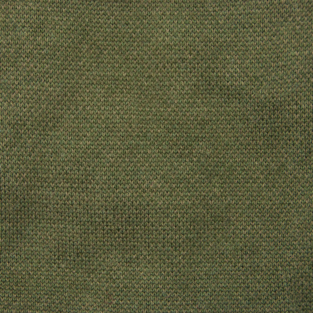 Bird's Eye Sweater Olive Knit Detail