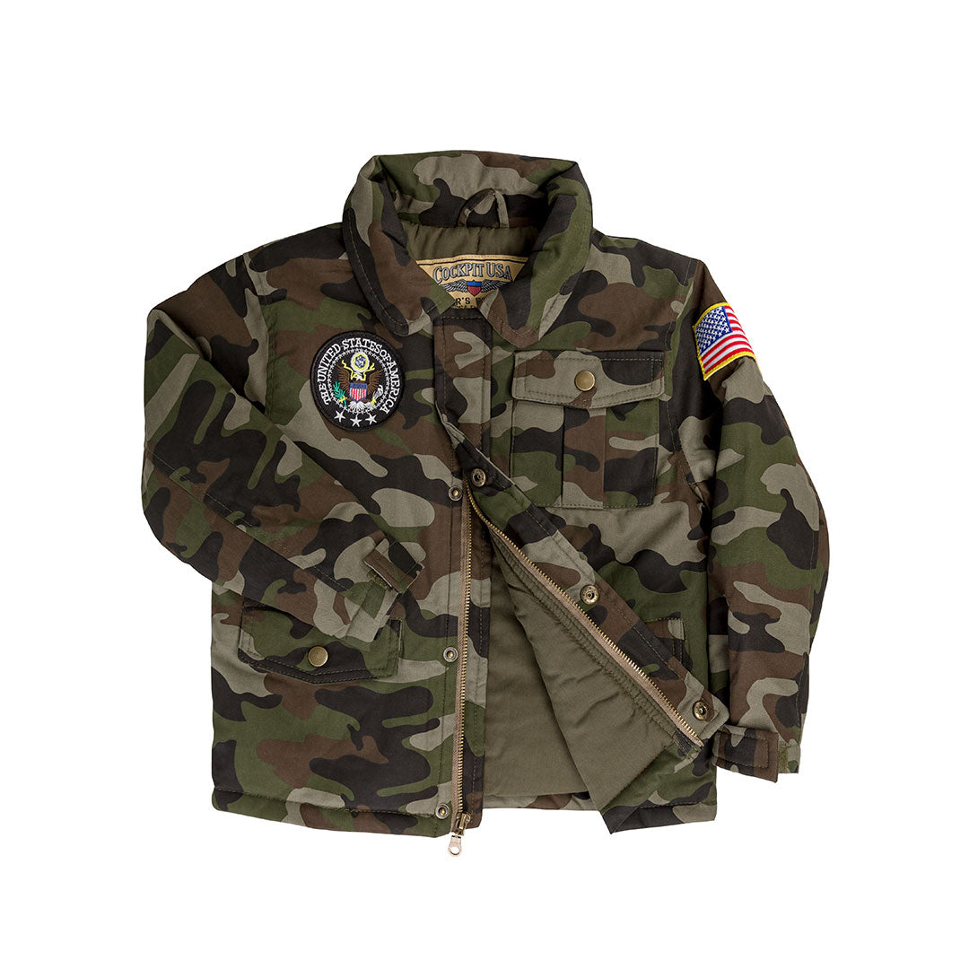 Infant Camo Military Jacket Kids' Army Field Jacket