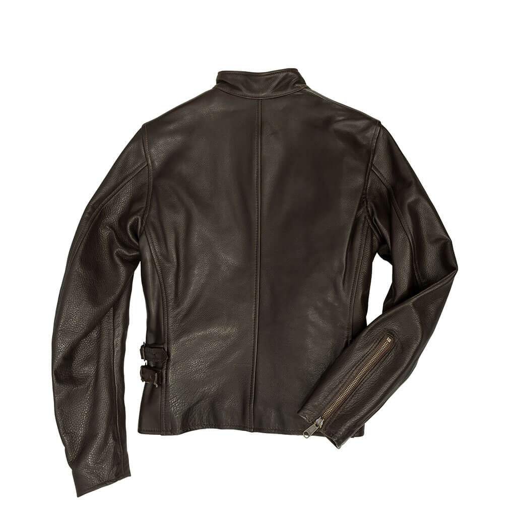 Motorcycle Cafe Racer Jacket in black