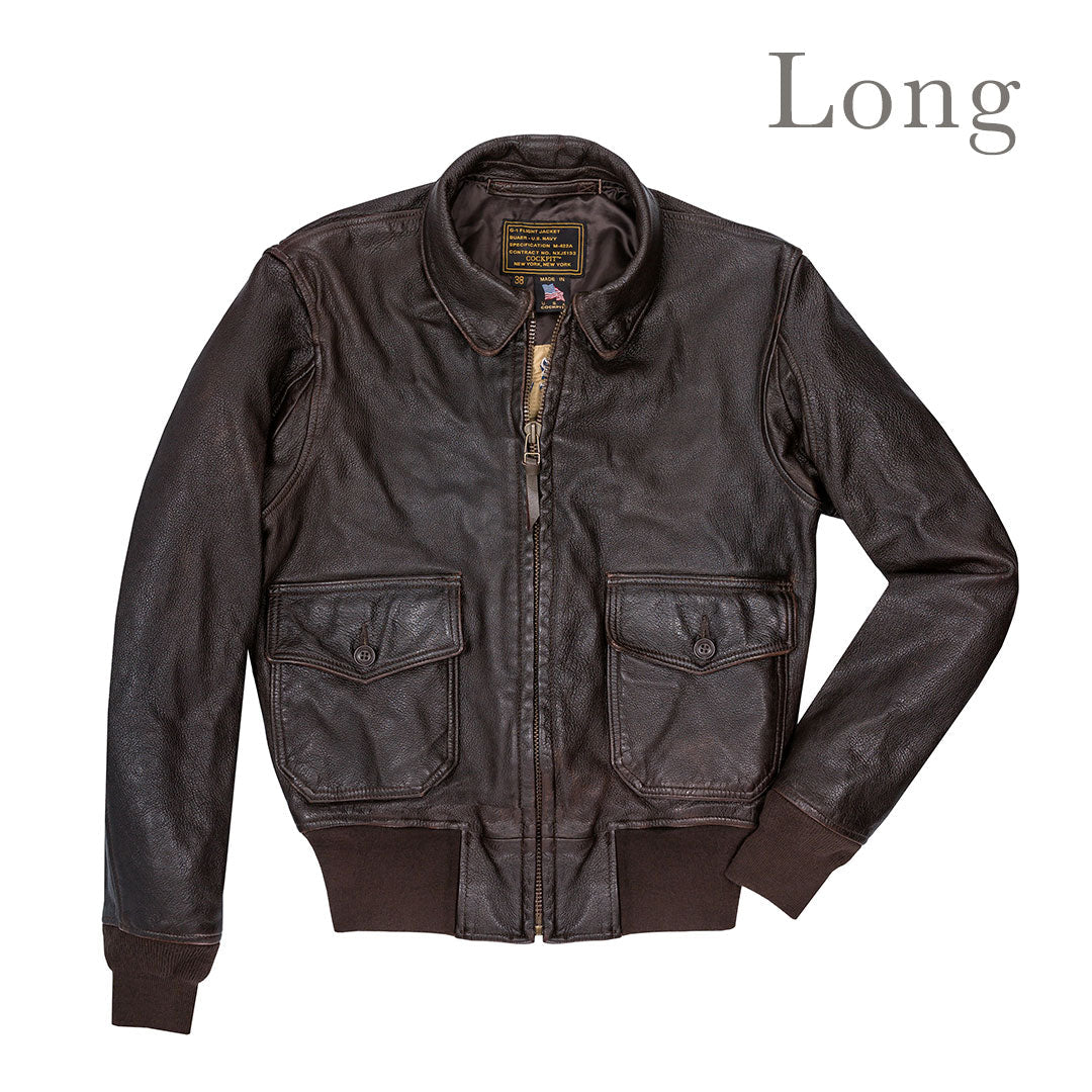 Navy Carrier Jacket | G-1 Leather Pilot Jacket | Cockpit USA