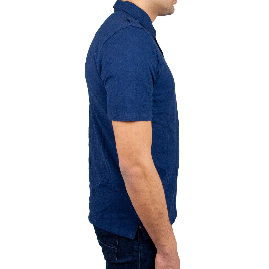 Airborne Polo Shirt side in navy
