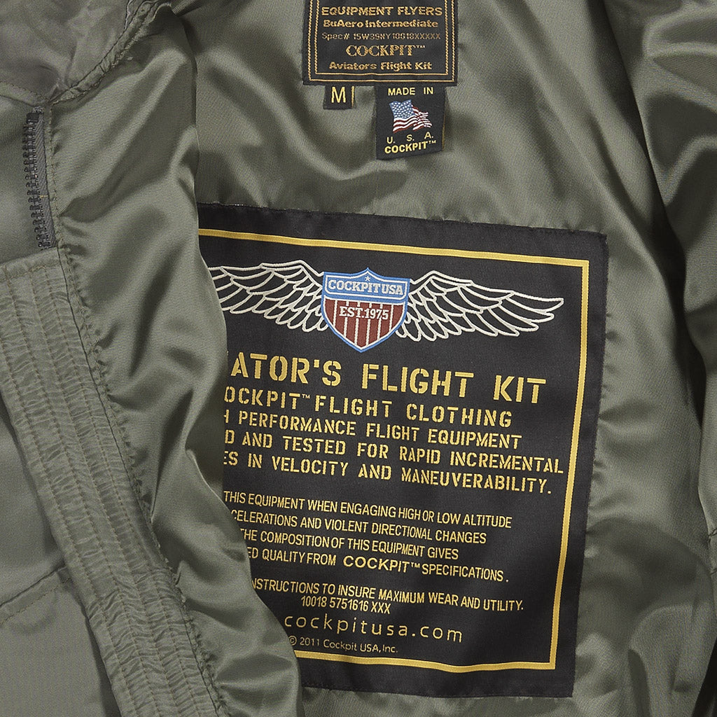 US Fighter Weapons Jacket in sage