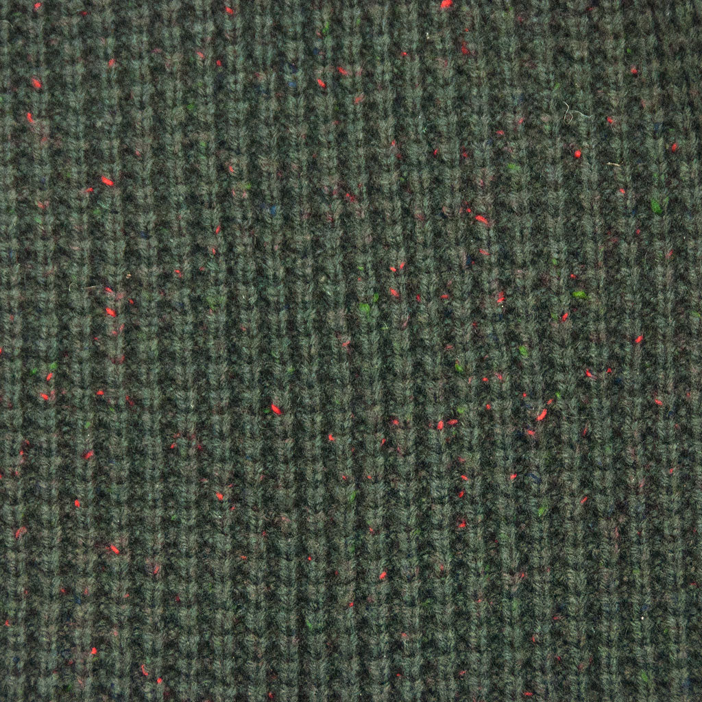 Centennial Waffle Knit Sweater Army Knit Detail