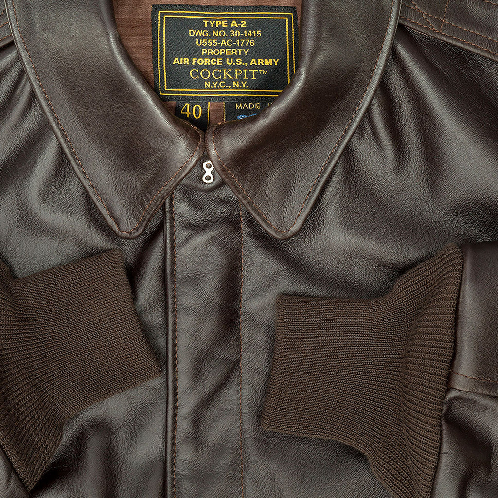 WWII Government Issue A-2 Jacket-Mahogany