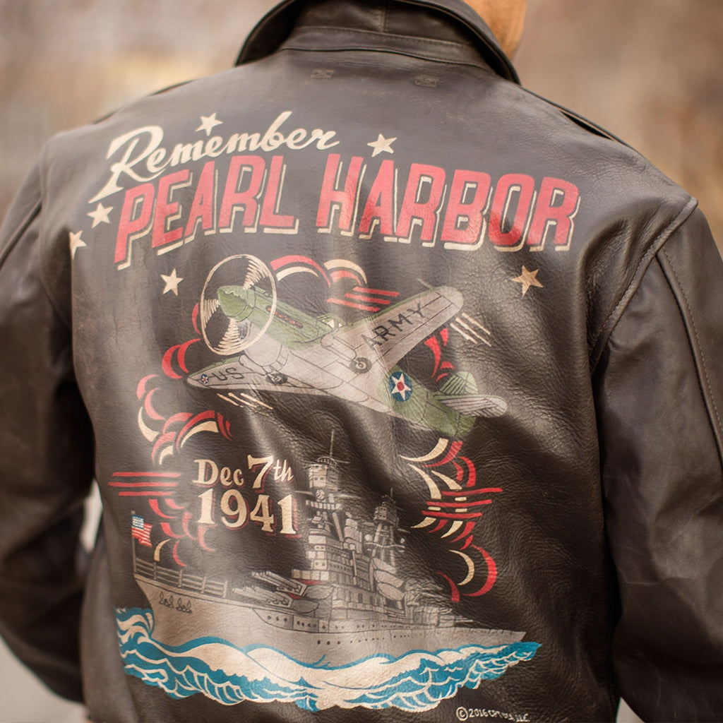 Remember Pearl Harbor" A-2 Flight Jacket