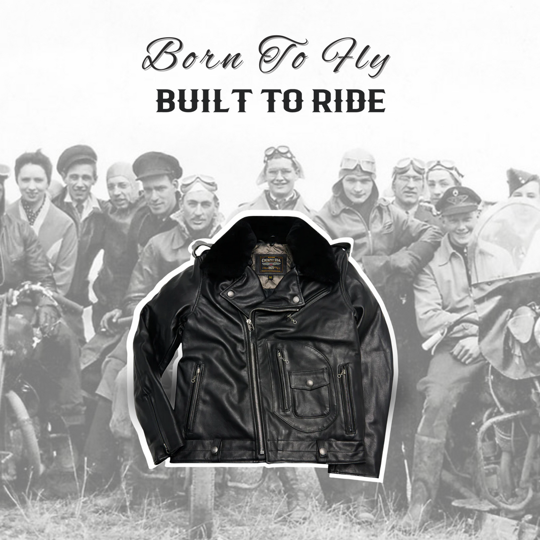 Born to fly. Built to Ride.
