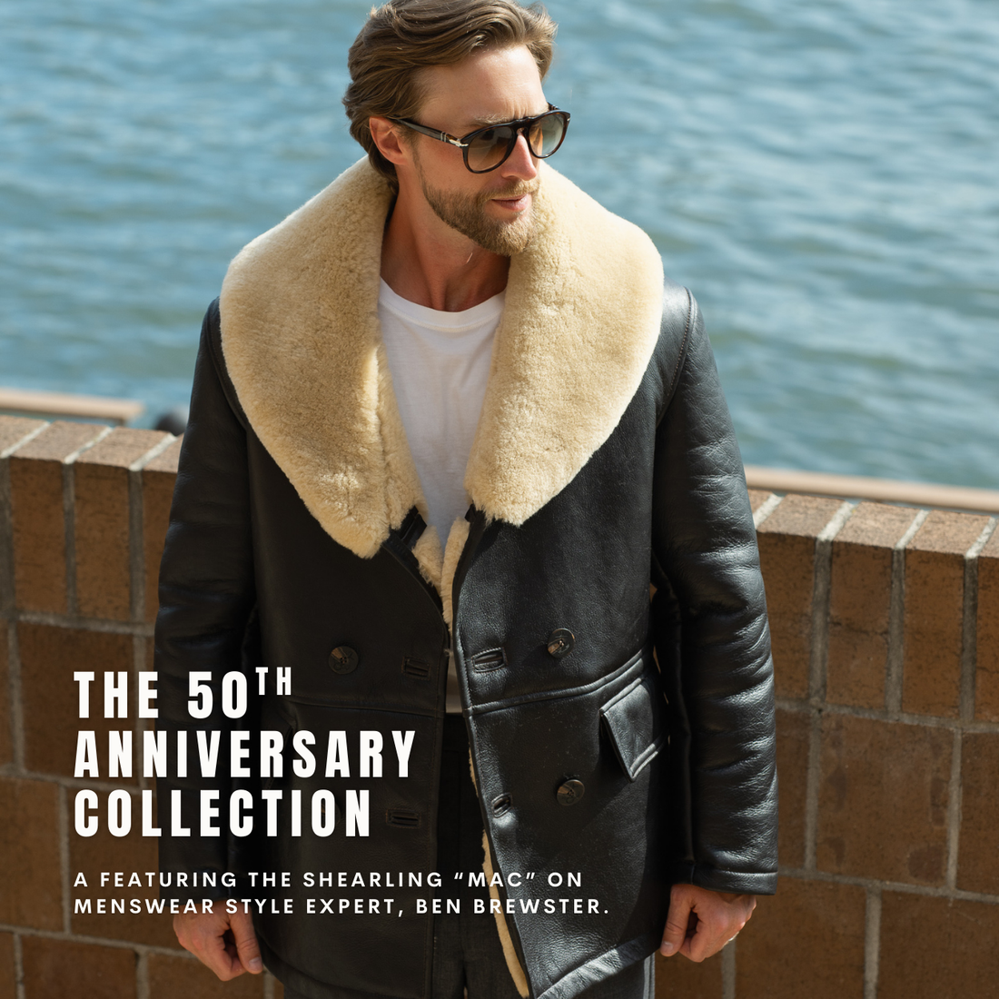 A rugged, cold-weather classic reimagined in premium shearling for our 50th Anniversary Collection.