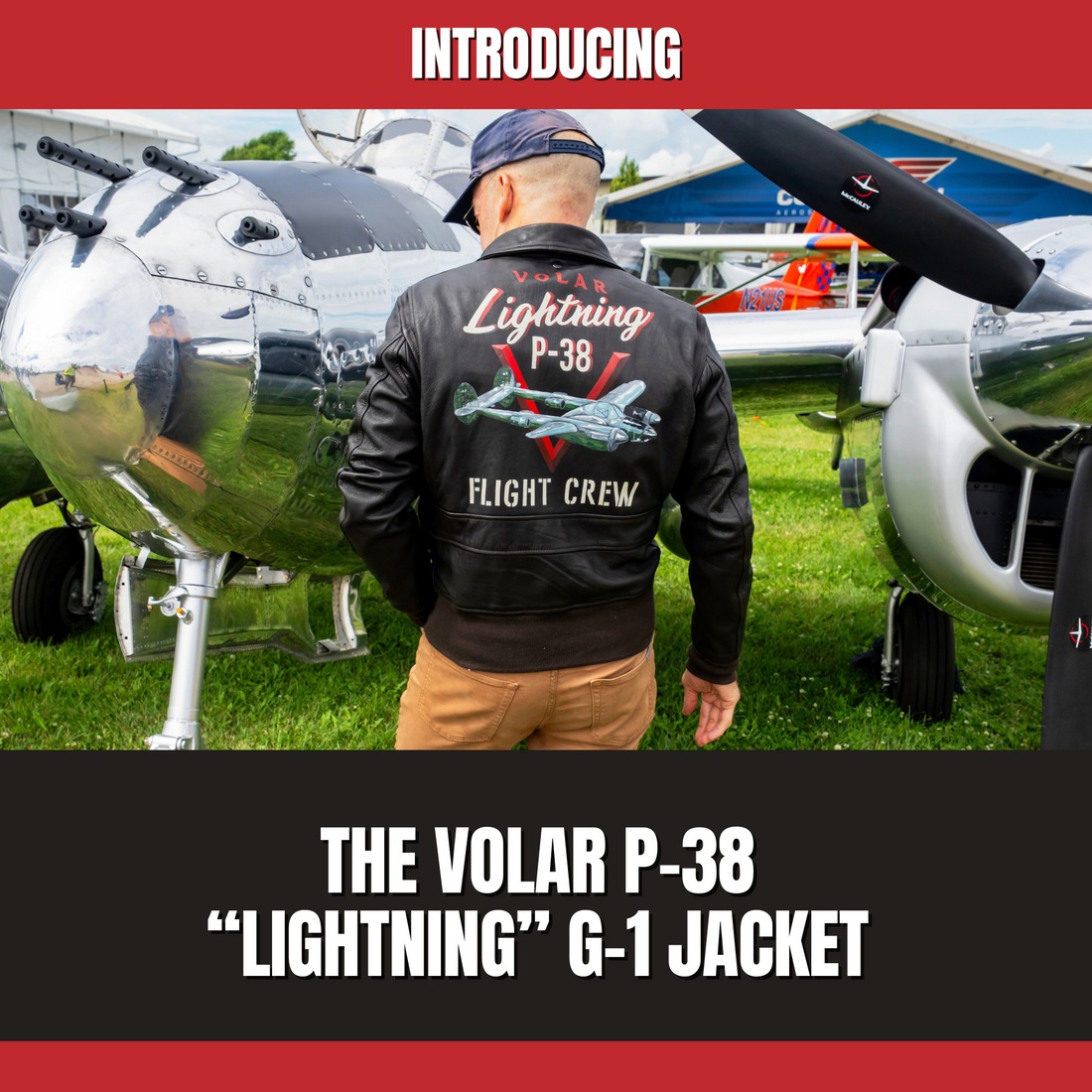 Volar Avionics & Cockpit USA custom P-38 "Lightning"Jacket