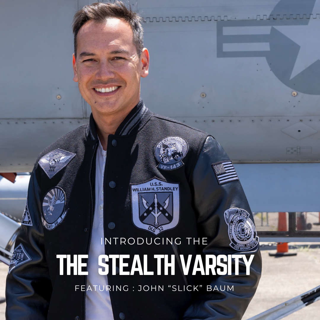 The New Stealth Top Gun Varsity Jacket