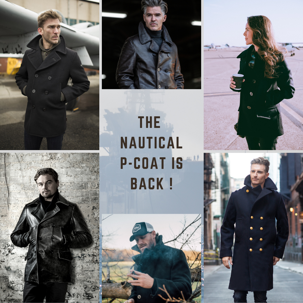 Set sail on an exploration of the practical nautical style that is a true Fall essential, The P-Coat.
