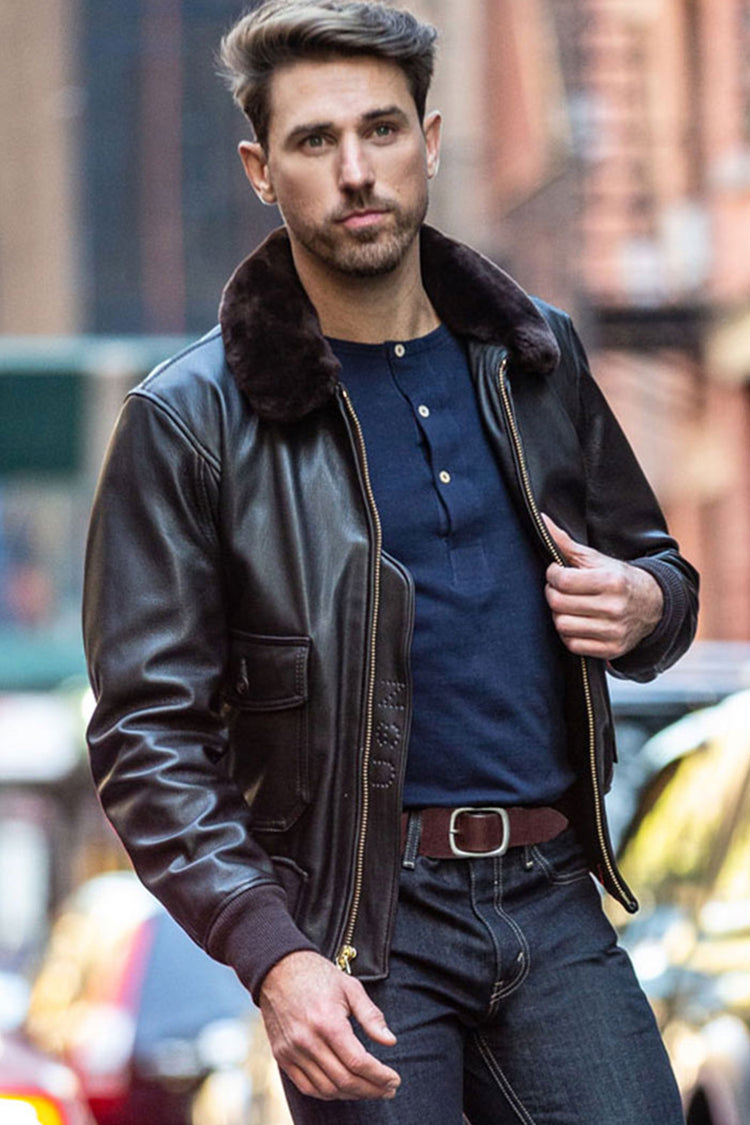 US Navy G-1 Leather Flight & Bomber Jackets | Cockpit USA