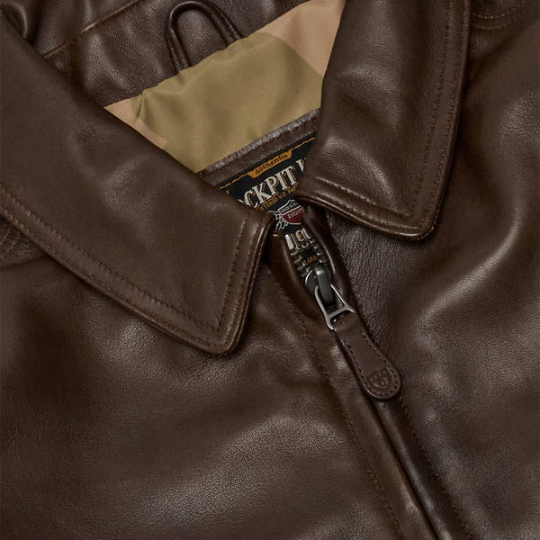 1938 Corrigan Leather Flight Jacket Z2111MS - Cockpit USA Men