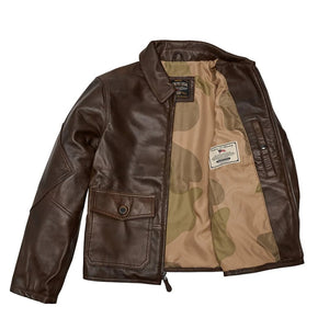 1938 Corrigan Leather Flight Jacket Z2111MS - Cockpit USA Men
