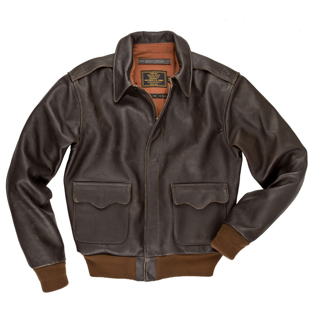 40th Anniversary A-2 Long Length Horsehide Leather Jacket – Cockpit USA