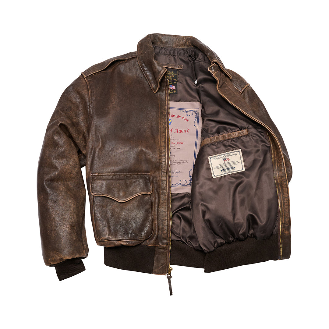 NEW REPUBLIC T.W.O テーラードジャケットMADE IN USA Tall/Long Men's Leather Bomber Jacket | Government Jacket