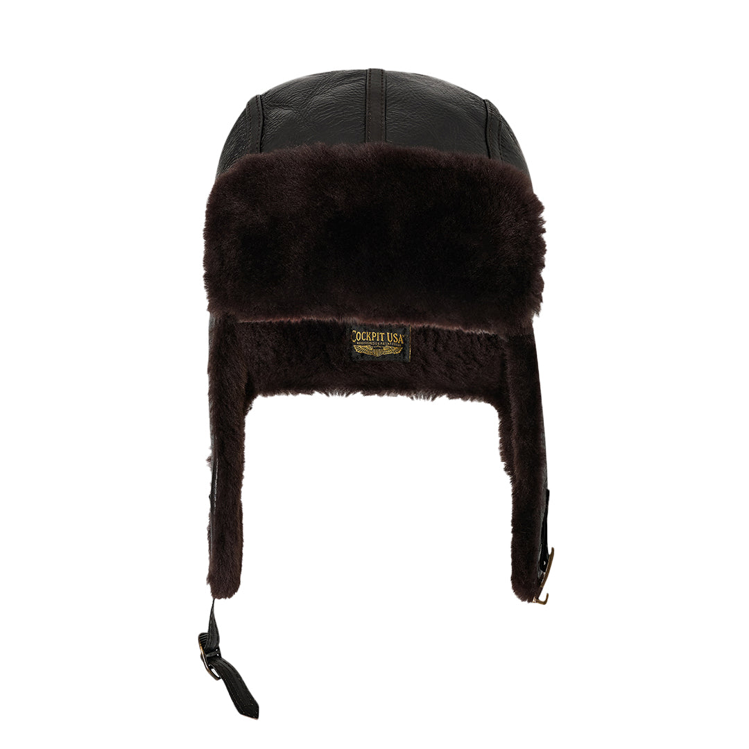 B-2 Shearling Gunner's Cap | WWII Aviator Cap | Cockpit USA