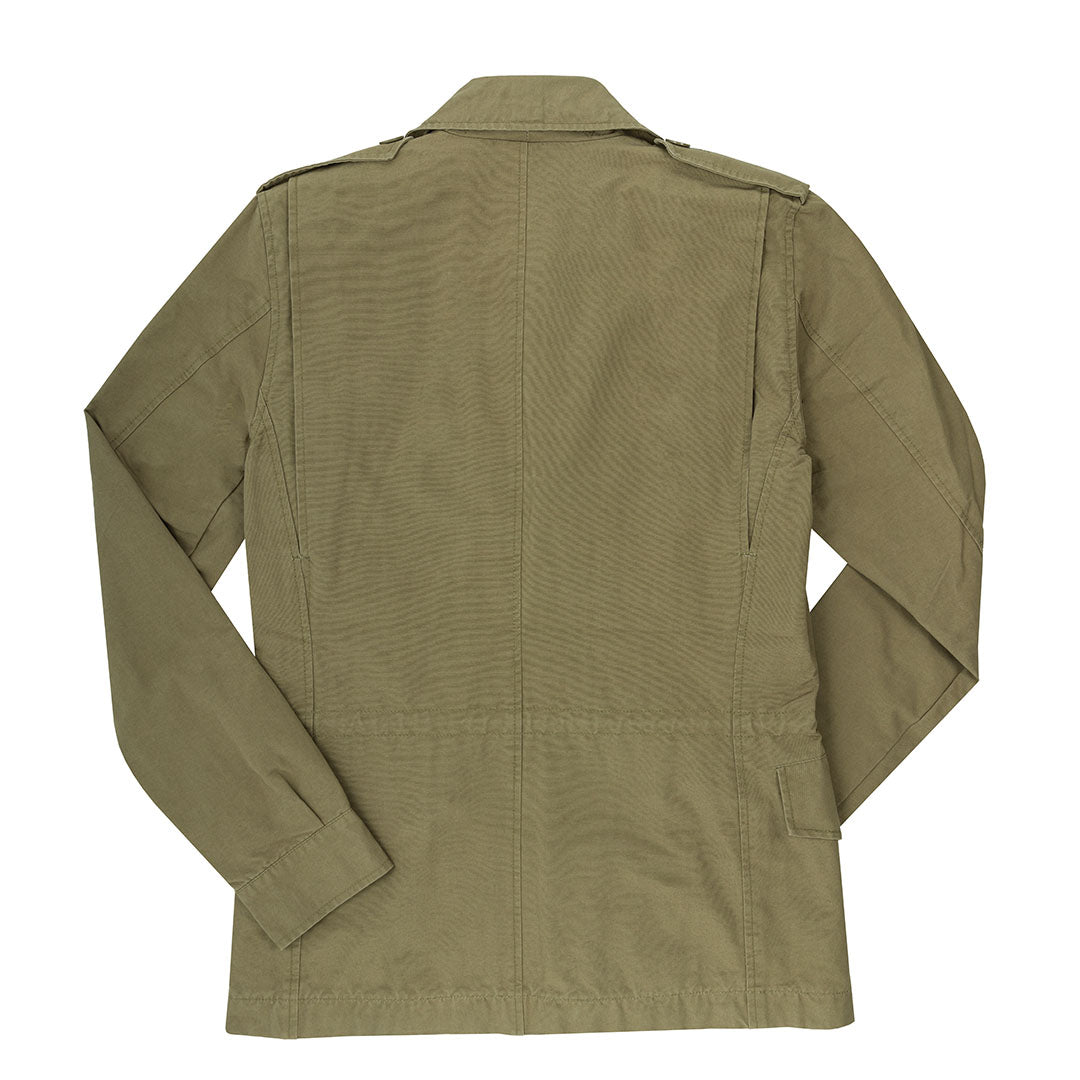 Men's Omaha Beach Field Jacket (Khaki or Green Cotton Poplin