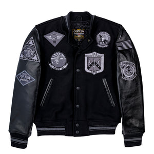 Stealth Varsity Jacket Z28B003