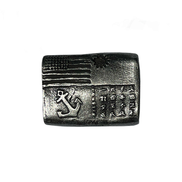 Blood Chit Belt Buckle in Gunmetal Z99D005