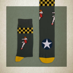 "B-17 a.k.a. Memphis Belle" Bomber Socks Z99H107