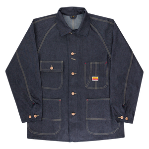 Men's Raglan Sleeve Denim Jacket (Dark Blue) | Cockpit USA Men's Raglan Sleeve Denim Jacket (Dark Blue) | Cockpit USA