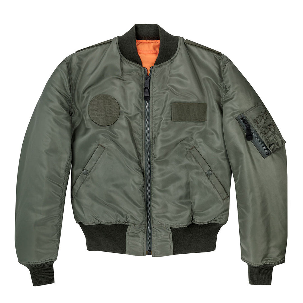 Airstrike MA-1 Nylon Flight Jacket w/ Patches Z24J011 - Cockpit USA