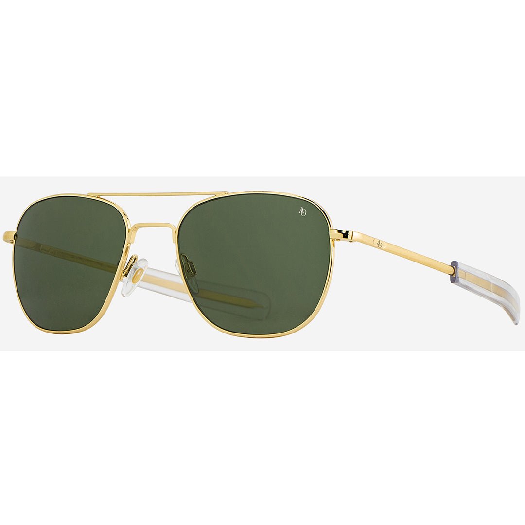 Polarized Gold Pilot Sunglasses - American Optical