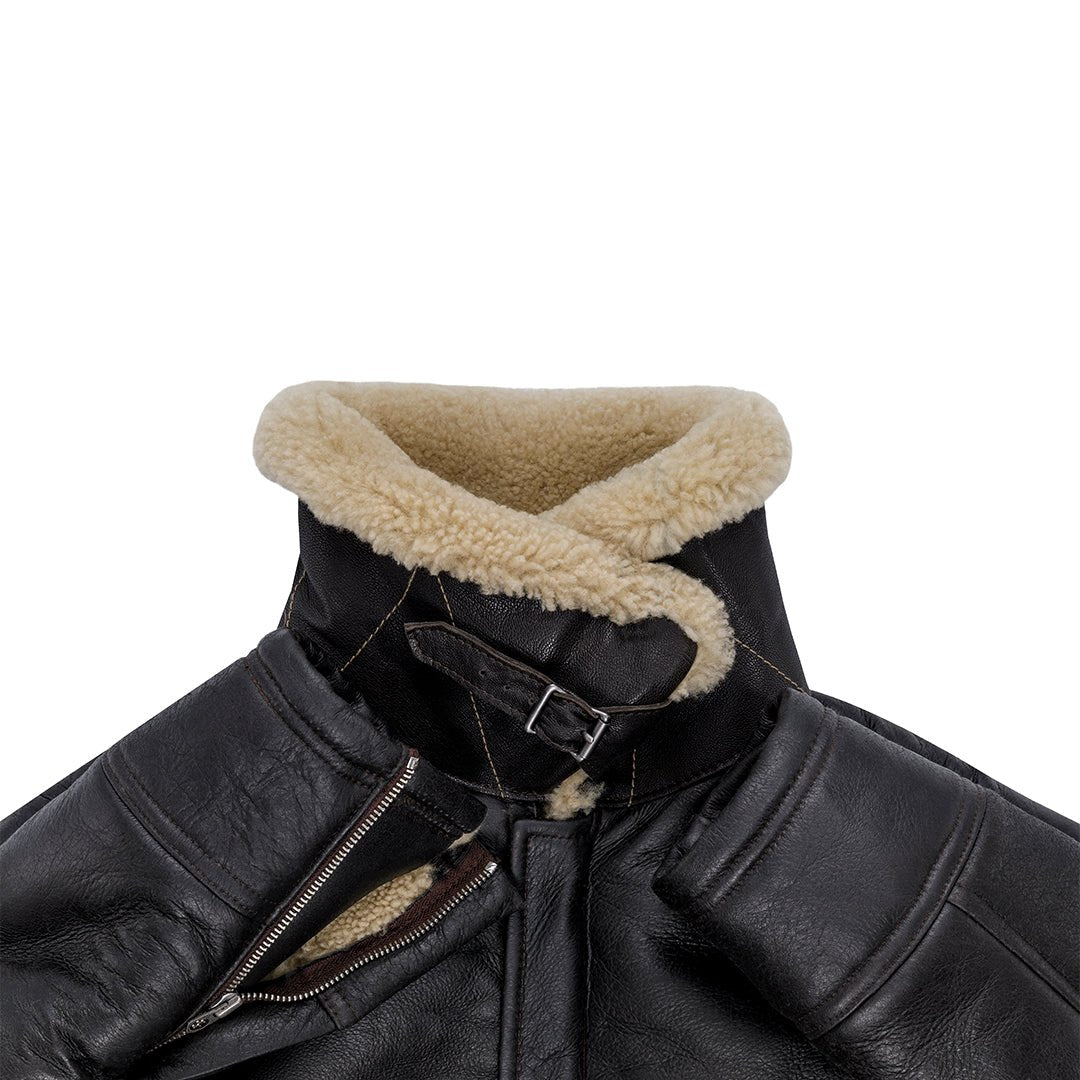 B-2 Bomber Flight Jacket | Warm Leather WWI Jacket