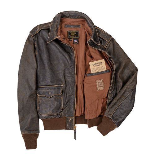 Battleworn A-2 Z21M028 - Cockpit USA Apparel & Accessories
