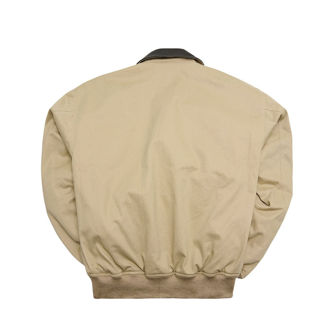 Cotton A-2 Flight Jacket | Lightweight Cotton Jacket - Khaki