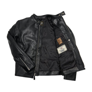CP Racer Jacket in Black Horsehide Z21V103H - Cockpit USA Apparel & Accessories