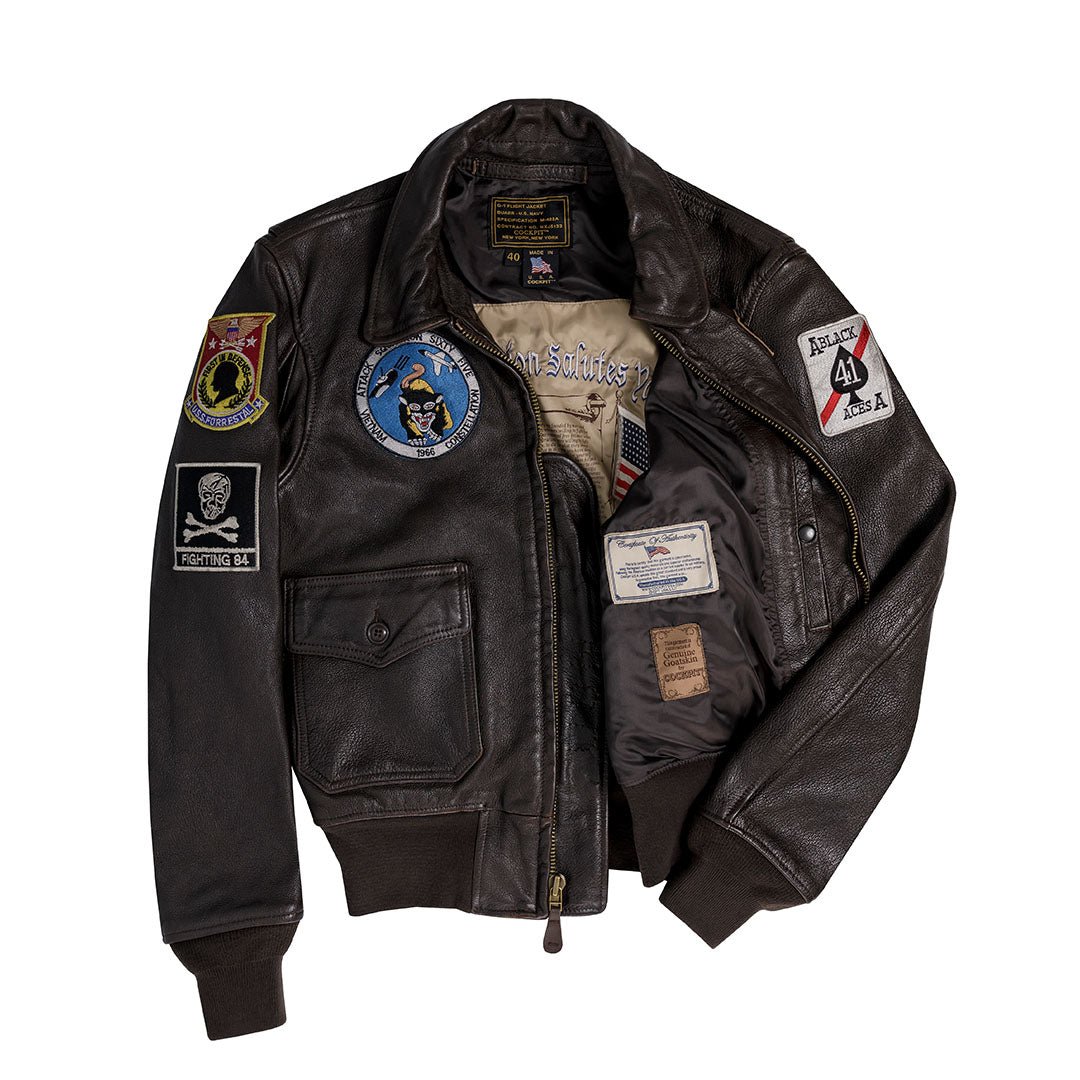 USS Forrestal Jacket | Vietnam War Bomber Pilot Jacket