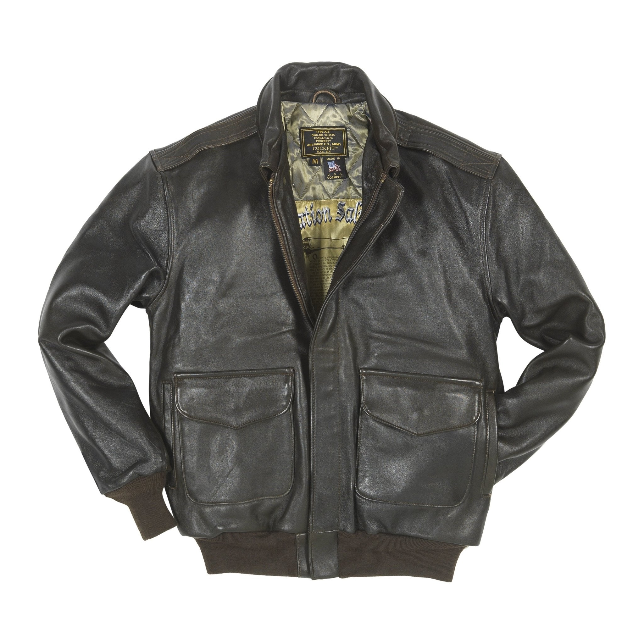 A27 ホンダ　アメリカクラシックジャンバー　Mサイズ　美品 Men's Antique Lambskin Leather Jacket for Sale | Cockpit USA