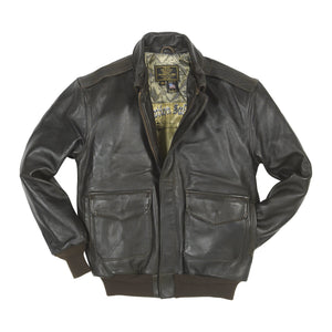 Men's Antique Lambskin Leather Jacket Z2567MM in Brown - Cockpit USA Men