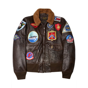Movie Hero® Top Gun Navy G-1 Jacket Z201036T - Cockpit USA Men