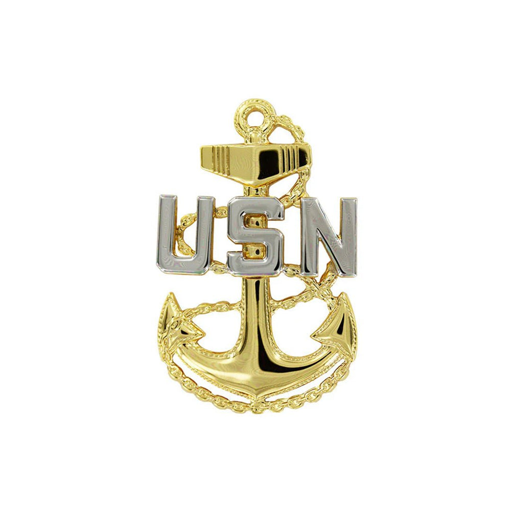 Navy Cap Device: E7 Chief Petty Officer - Miniature Pin Z99C010 - Cockpit USA Accessories