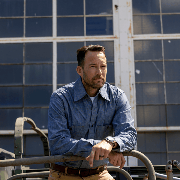 Pay Day Chambray Work Shirt Z42Z002 - Cockpit USA Men