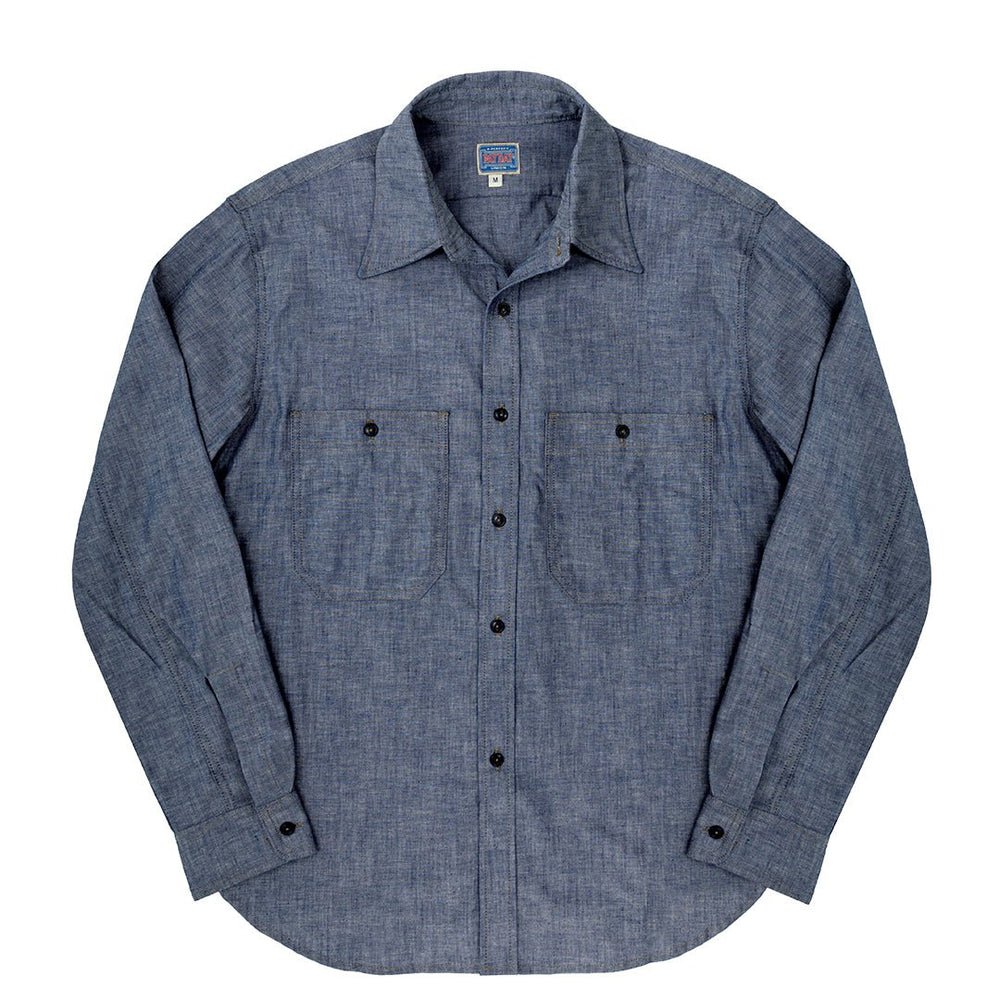 Pay Day Chambray Work Shirt Z42Z002 - Cockpit USA Men