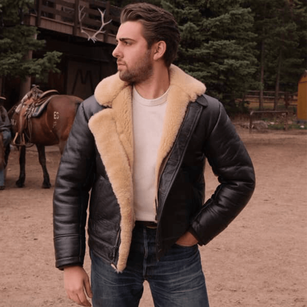 Shearling Deck Jacket Z21F102 - Cockpit USA Apparel & Accessories