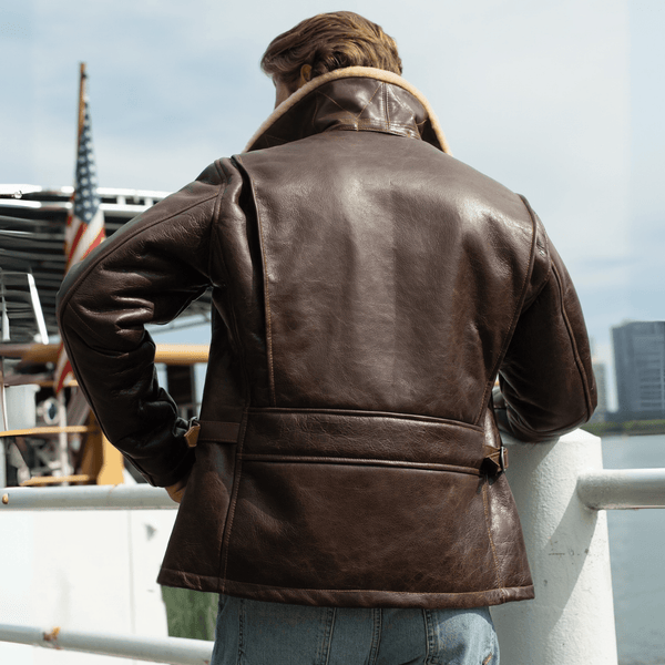 Sheepskin "Oil Rigger"© Jacket Z21F009 - Cockpit USA Apparel & Accessories