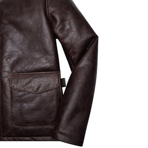 Sheepskin "Oil Rigger"© Jacket Z21F009 - Cockpit USA Apparel & Accessories