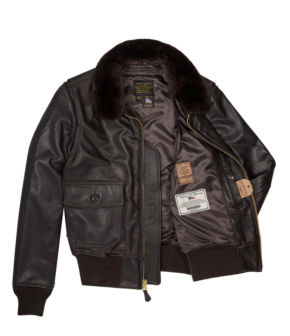 U.S. Navy Issue Mil Spec G-1 Jacket LONG/TALL Z2108L - Cockpit USA Men