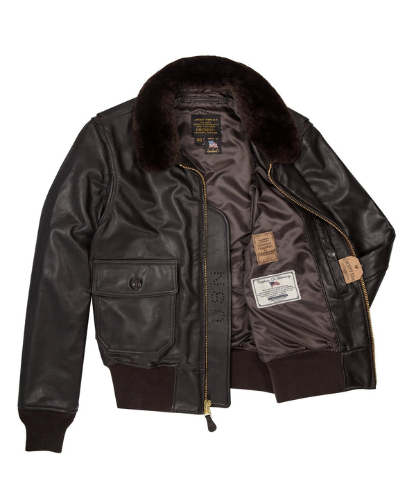 U.S. Navy Issue Mil Spec G-1 Jacket LONG/TALL Z2108L - Cockpit USA Men