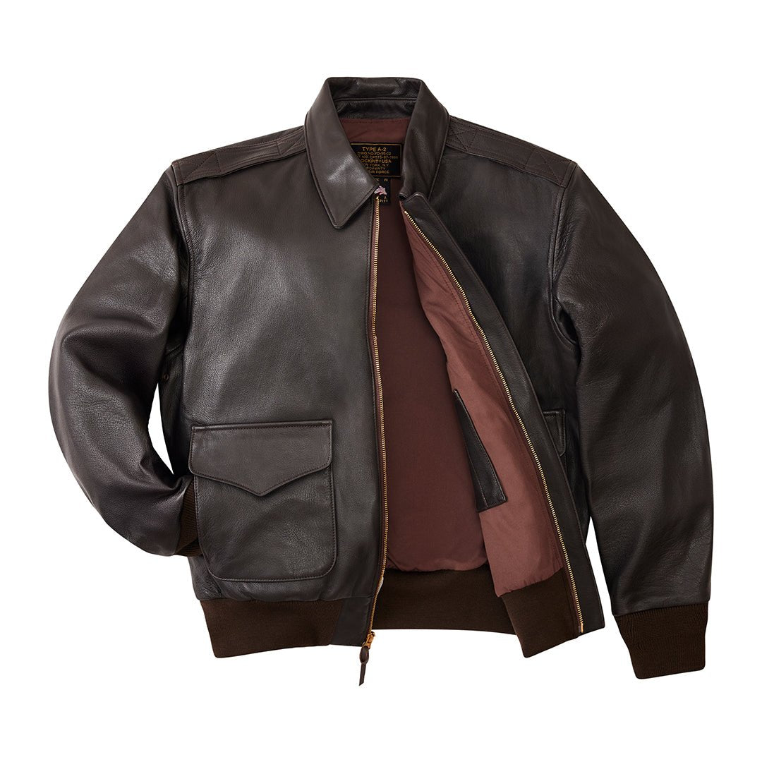 U.S. Air Force Bomber Jacket | U.S.A.F. A-2 Flight Jacket - Brown